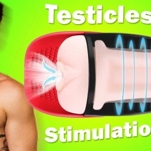 XTREME CLIMAX Men Masturbator Cup with testicle stimulation