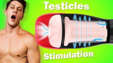 XTREME CLIMAX Men Masturbator Cup with testicle stimulation