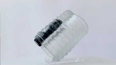Orlupo Open-Ended Vibrating Male Masturbator Crystal Stroker with Detachable Bullet Vibrator